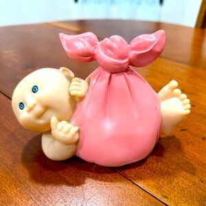 Vintage 1983 Cabbage Patch Kids Pink Coin Bank